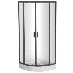 Cabina de Ducha SHOWER CURVO 90 X 90 X 200CM MARCO NEGRO