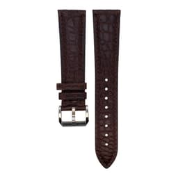 Correa Reloj Cuero Florencia Caiman Cafe 24