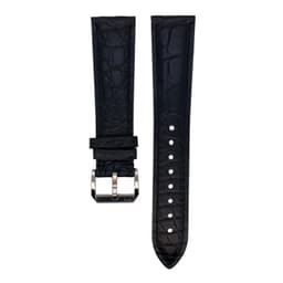 Correa Reloj Cuero Florencia Caiman Negro 12
