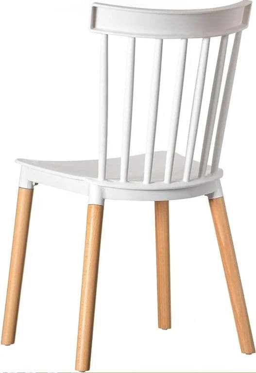 Silla de Comedor Windsor de Polipropileno Blanco