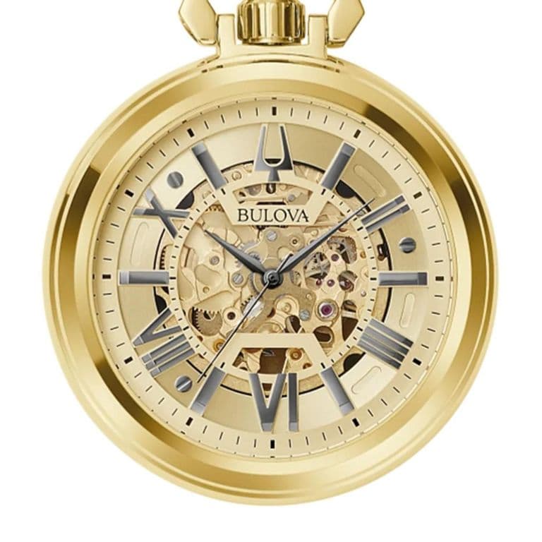 Reloj De Bolsillo Unisex Sutton 97A178 Dorado TALLA UNICA