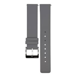 Correa Reloj Cuero Roma Liso Quick Release Gris 18