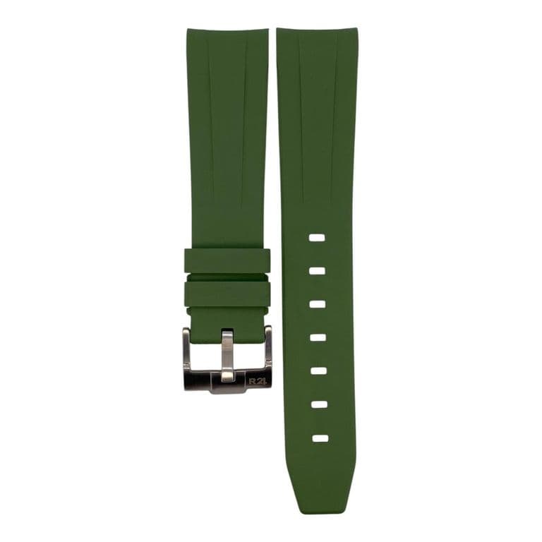 Correa Reloj Caucho FKM Zenith Quick Release Verde 20