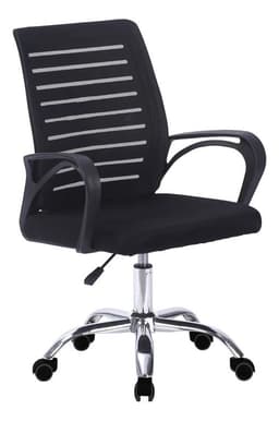 Silla De Oficina Ejecutiva Budapest Ergonomica Color Negro