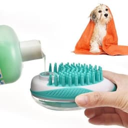 Cepillo para Bano Multifuncional para Mascotas Perros Gatos