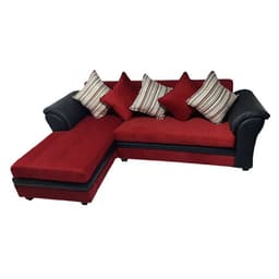 ML SECCIONAL FELPA MUSTANG CHICO IZQUIERDO ROJO BRAZO PU ECOCUERO NEGRO