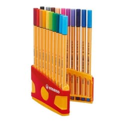 Set 20 Lapices Tiralineas Y Estuche