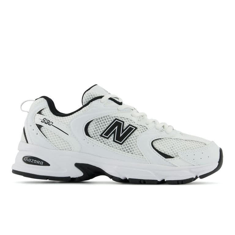 Zapatillas Urbanas Unisex 530 Blanca/Negro Blanco 36