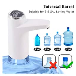 Bomba dispensadora de agua bidon portatil USB recargable