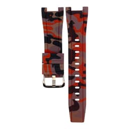 Correa Reloj Caucho Camuflaje Para G-Shock GST Rojo TALLA UNICA