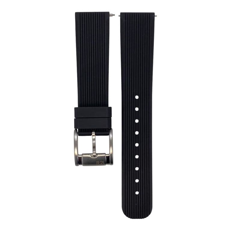 Correa Reloj Caucho FKM Guardian Quick Release Negro 24