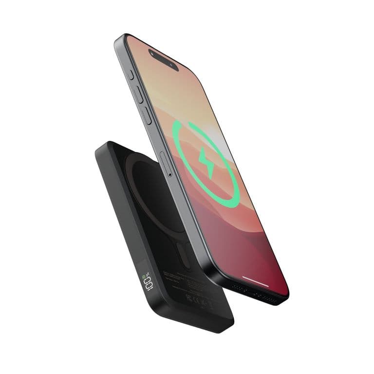 Bateria 5.000 mAh con carga magnetica 7.5W Negro