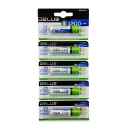 Pack 5 Pilas Recargables AAA 1200mha