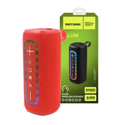 Parlante Inalambrico ILLUM PAPOBT23 RGB Color Rojo