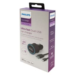 Cable Lighting + Cargador De Auto Usb Dlp2553+dlc2508