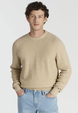 Sweater Leon Heritage Beige Newman Beige S