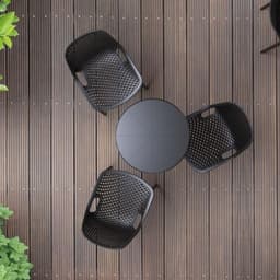 Set de 4 Sillas de Comedor y Terraza Aira Apilables