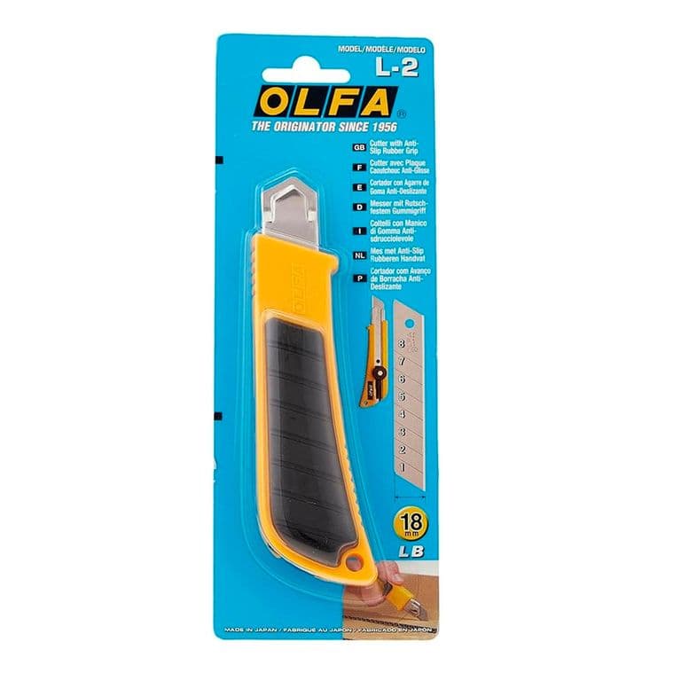 Cuchillo Industrial 18mm con Incrustacion de Caucho