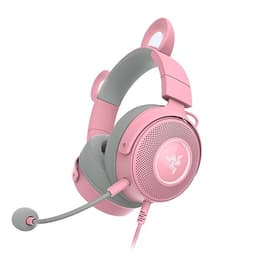 Audifonos Gamer Kraken Kitty V2 Pro Quartz RGB USB  Compatible con Windows, PS4, PS5 y macOS