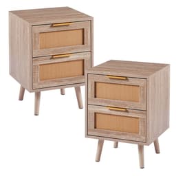 Pack 2 Veladores Brando - Elegancia Natural para tu Hogar
