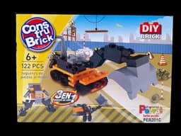 Construbrick Excavadora 3 en 1 Juguetes