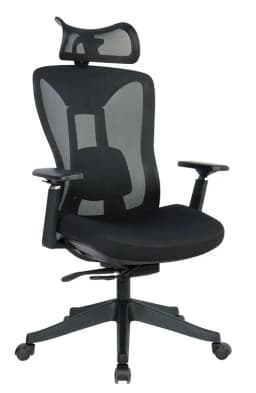 Silla Escritorio Ejecutiva Ergonomica Krone Titan PRO Negra Negro