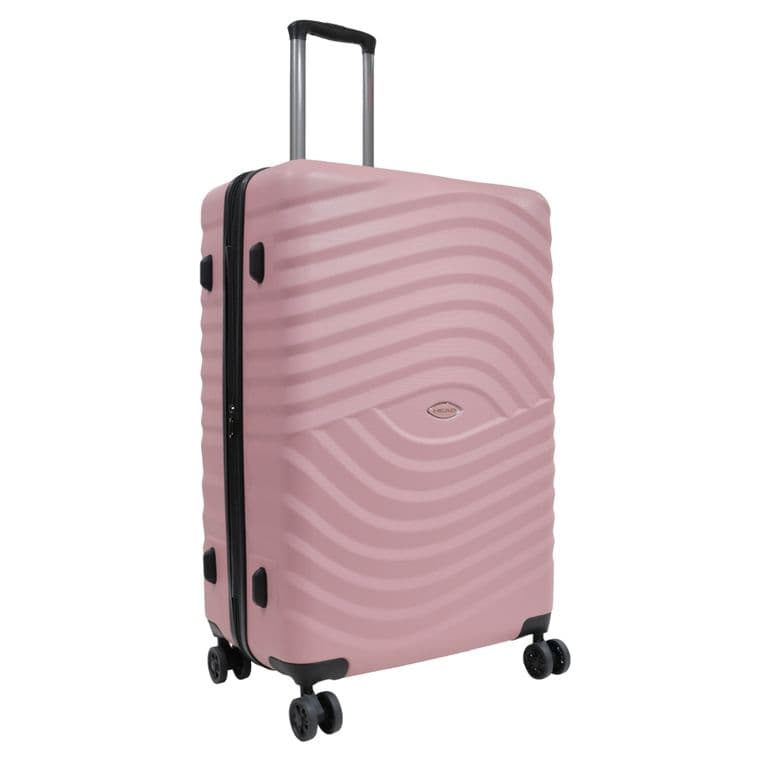 Maleta Viena L Expandible y TSA Malva Rosa L