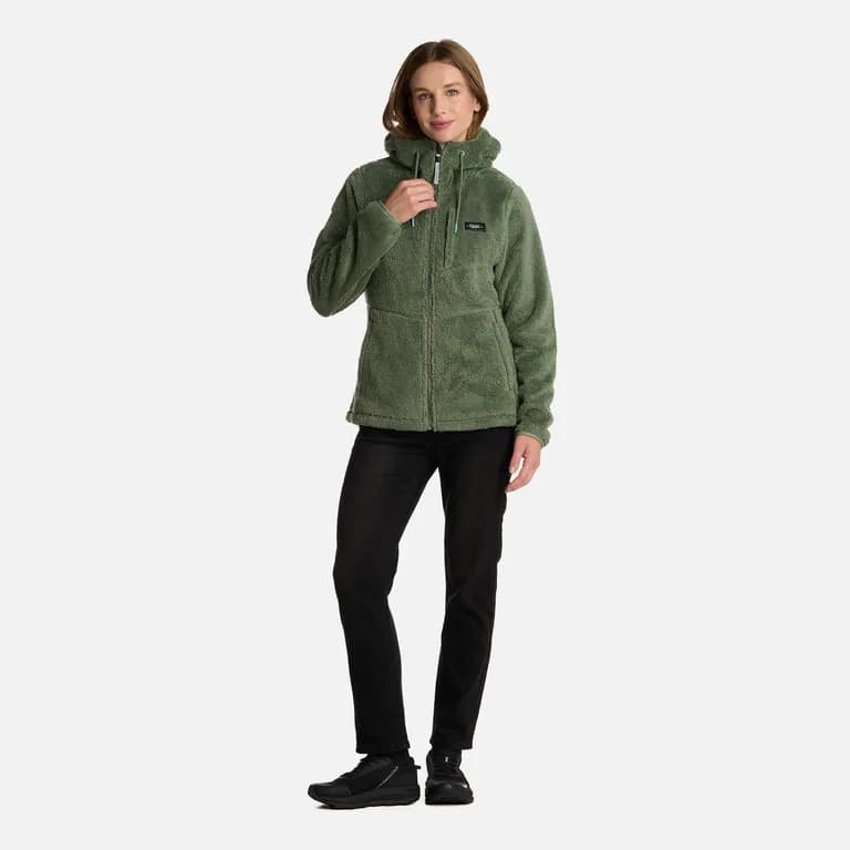 Polar Mujer Bear Shaggy-Pro Hoody Jacket Jade Oscuro Jade XS