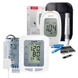 Toma Presion Tensiometro Yuwell YE660B + Glucometro Yuwell 582
