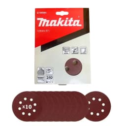 Discos Lija Con Velcro 125mm G240 10 Pzs D-54564