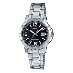 Reloj Ltp-V004d-1b2 Mujer Analogo Metal - Negro Negro TALLA UNICA