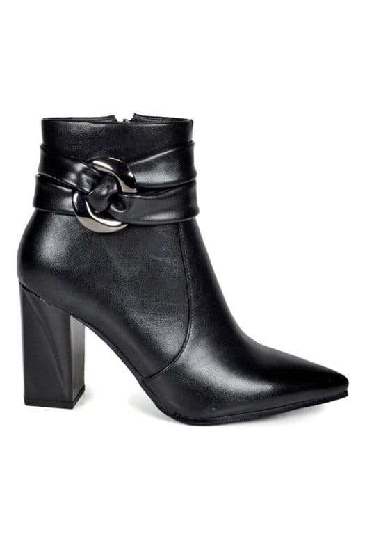 Botin Mujer Debra Negro Negro 36