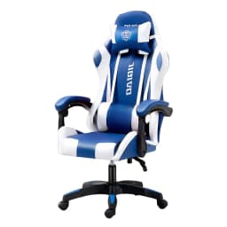 Silla Gamer Jiquiao Azul/Blanco Azul denim