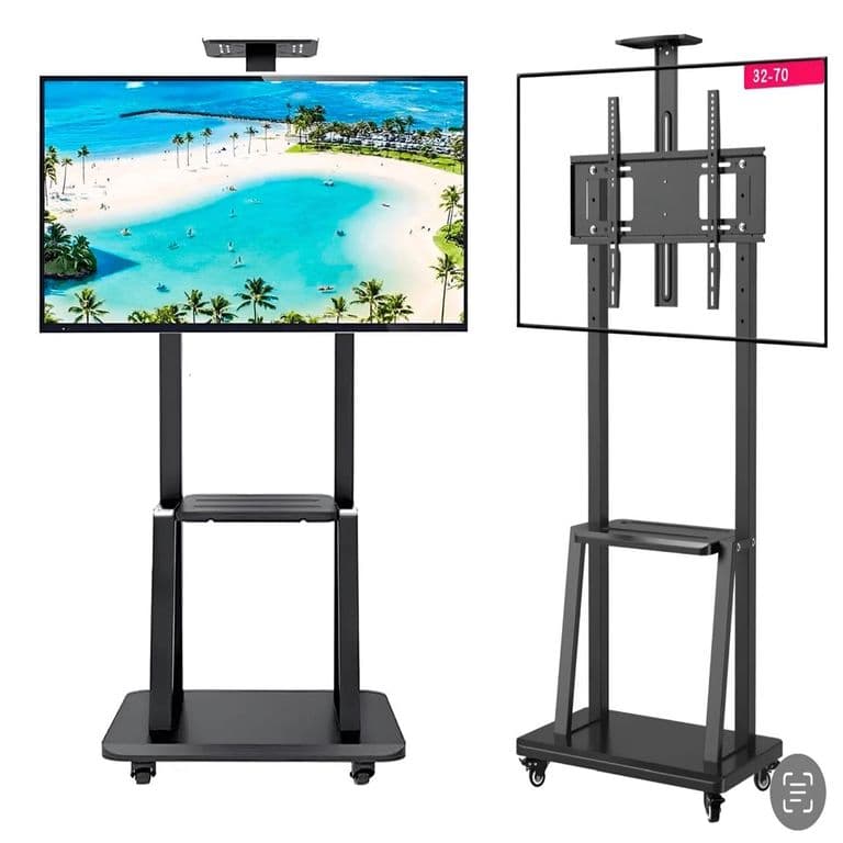 Soporte Tv Movil Rack Con Ruedas Para Tv 32 a 70 Pulgadas