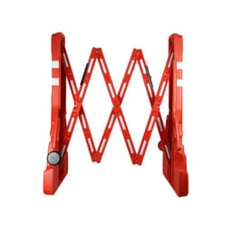 Barrera Vial Expandible 2,35mt roja