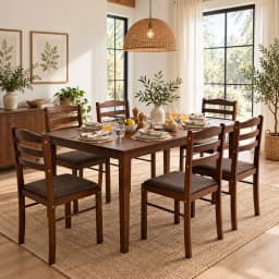 Juego Comedor 6 Sillas Panama
