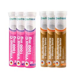 Vit C 1.000 Mg + Multivitaminicos Senior - (Pack 6 Unidades)