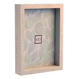 Marco plastico box simil madera Natural 30x40 cm