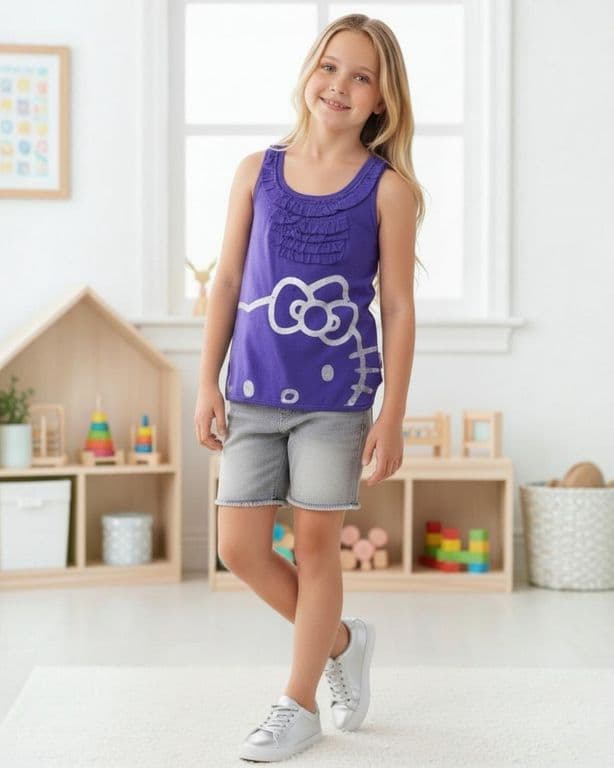 Polera Nina Violeta 14