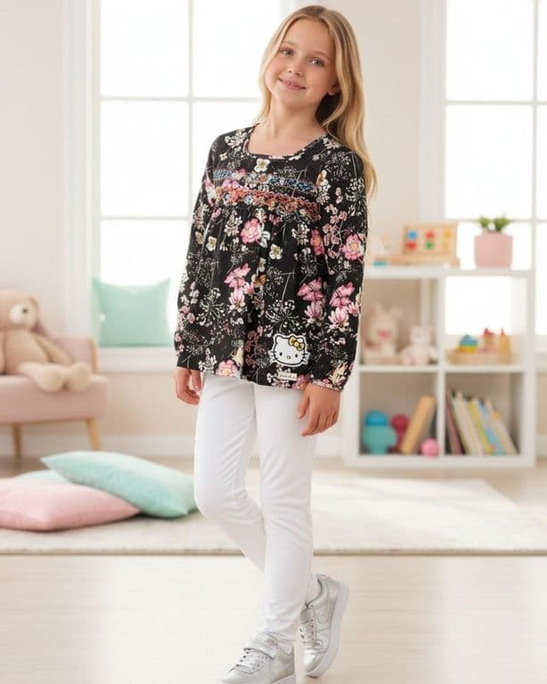 Polera Nina Gris 6