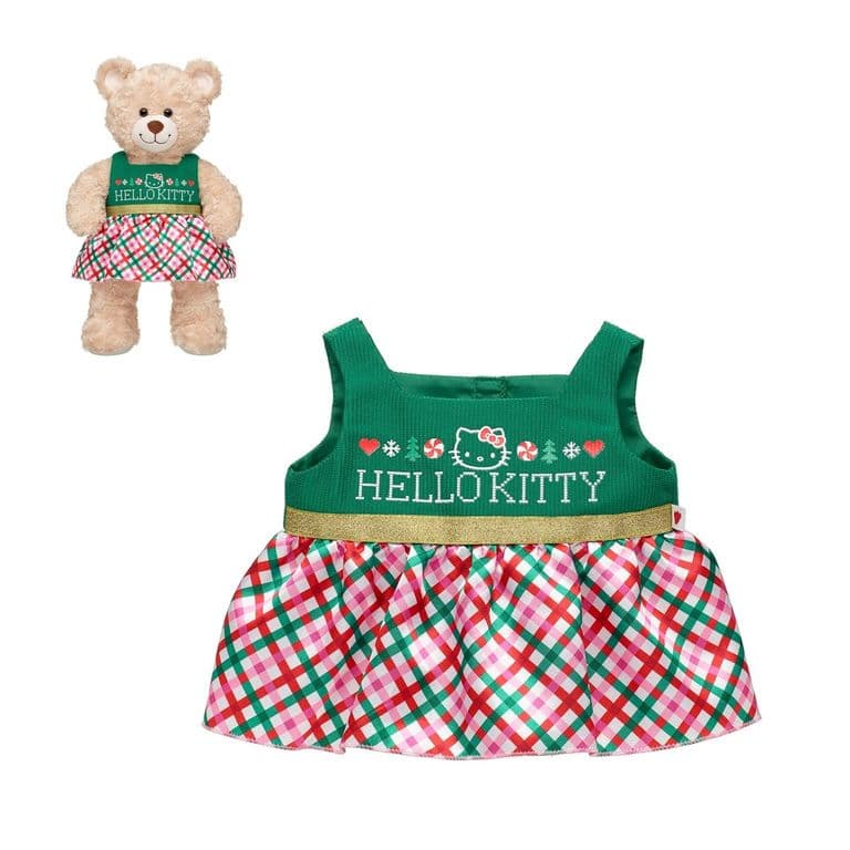 Vestido Hello Kitty a cuadros festivo