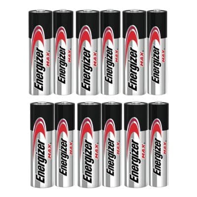 Max Aa Cilindrica Pack 12 Pilas Alcalina Tira
