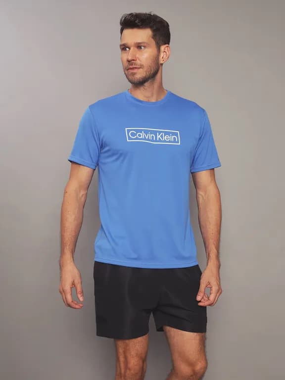 Polera Rash Guard Azul Azul S