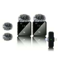 Microfono inalambrico Solapa Universal Cancelacion Ruido 8 Horas 30mt Omnidireccional Plug and Play