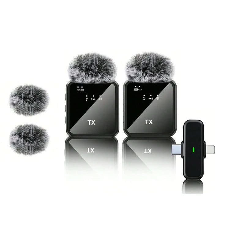 Microfono inalambrico Solapa Universal Cancelacion Ruido 8 Horas 30mt Omnidireccional Plug and Play