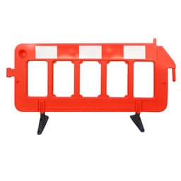 Barrera Plastica Trafico Premium Roja 1x2mts