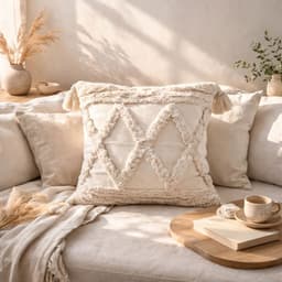 Funda de Cojin Boho Geo 45 x 45
