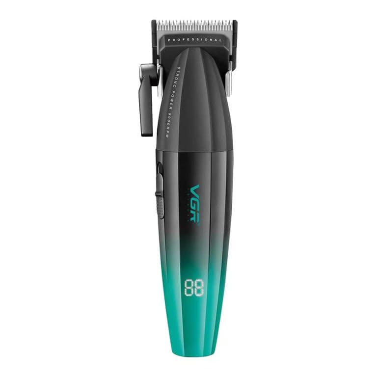 Maquina Cortapelo VGR003 Clipper Profesional Verde 9000RPM