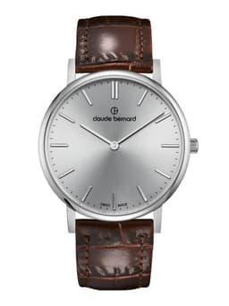 Reloj Slim Line Esfera Plateada Hombre TALLA UNICA