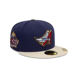 Gorra 59Fifty Anaheim Angels MLB Visor Clip Navy Azul 7 1/4